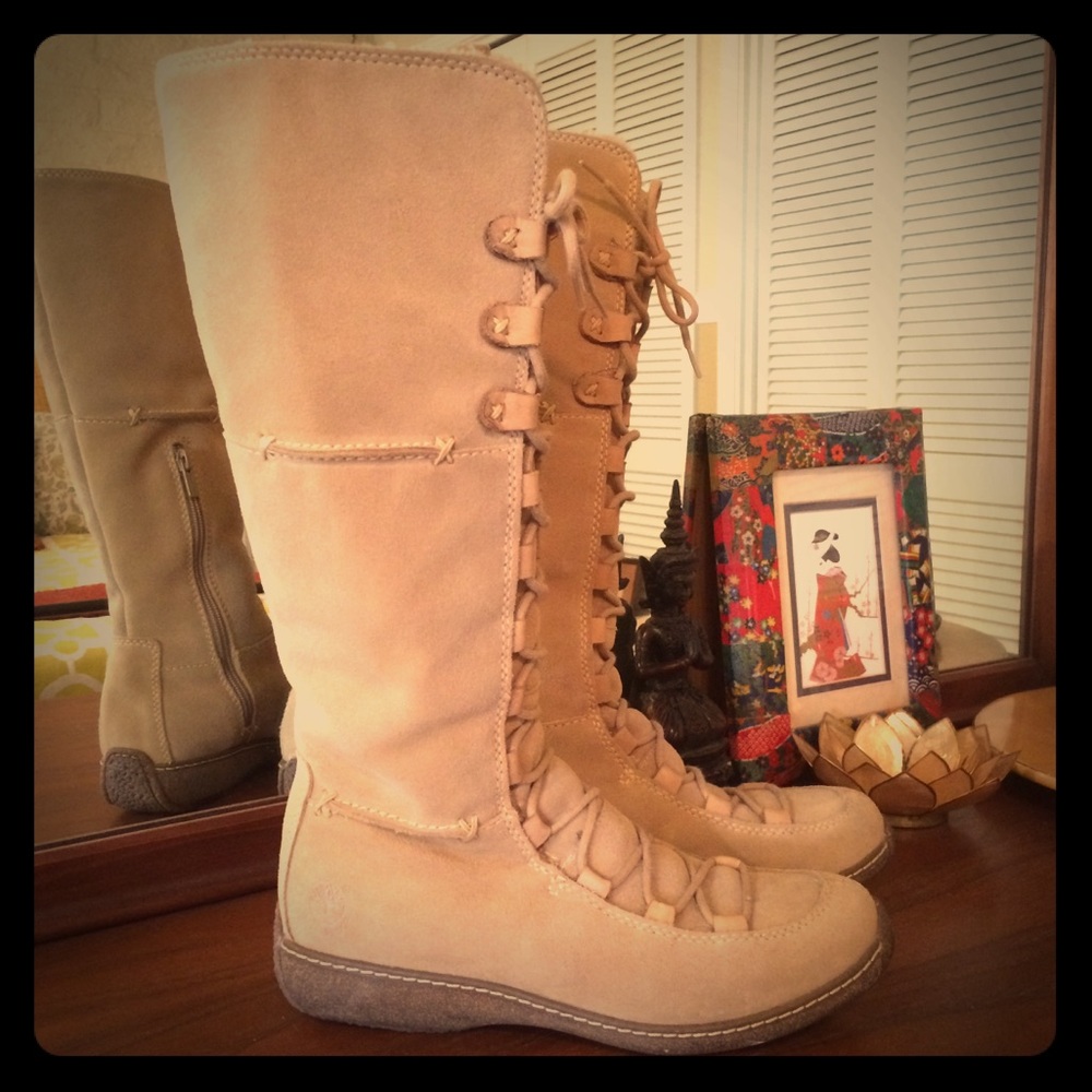 Timberland Moorland Hollace Leather Lace Up Boots